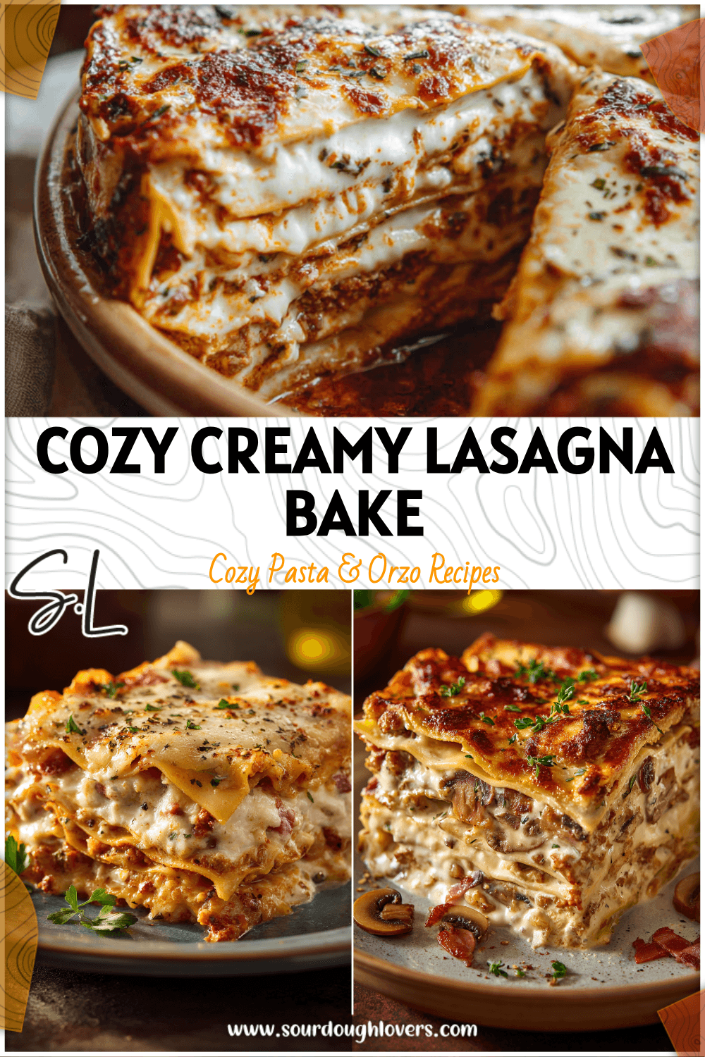 Creamy baked winter lasagna with layers of cheese and sauce served in a cozy kitchen bowl for yummy fast dinners 26